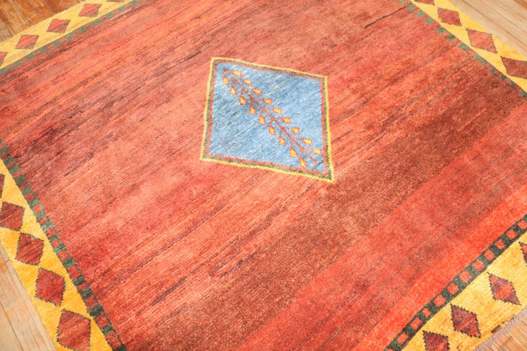 Square Persian Gabbeh Rug For Sale at 1stDibs