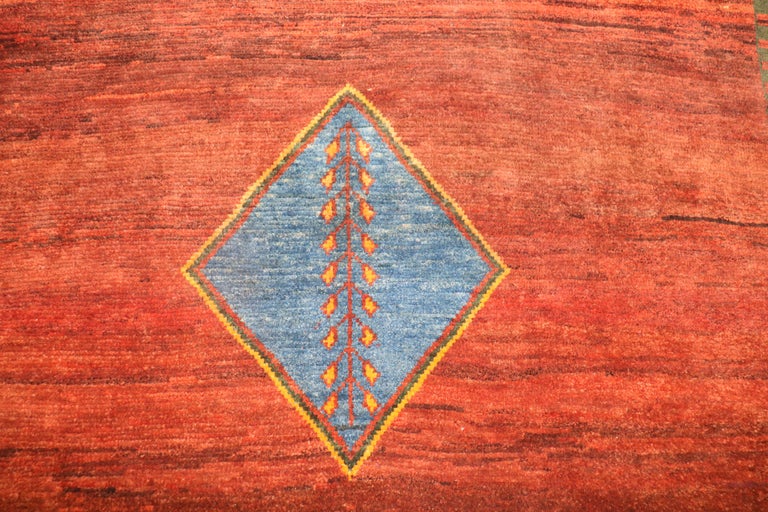 Square Persian Gabbeh Rug For Sale at 1stDibs