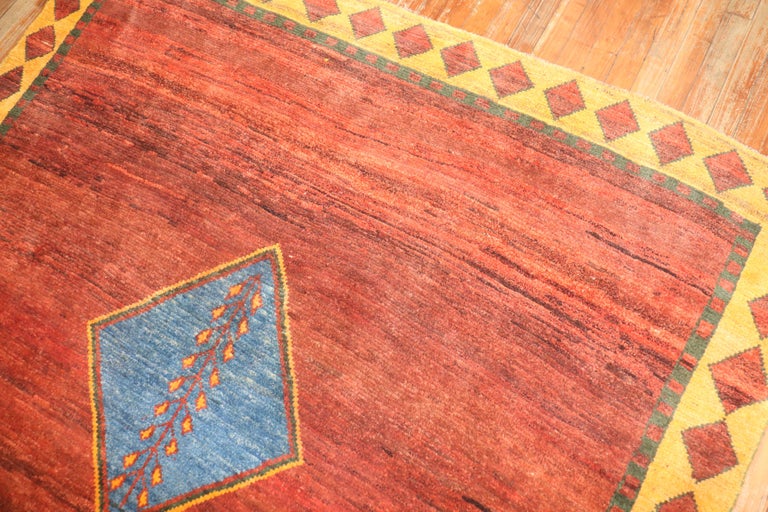 Square Persian Gabbeh Rug For Sale at 1stDibs