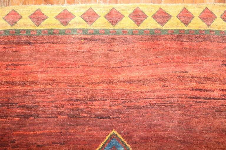 Square Persian Gabbeh Rug For Sale at 1stDibs