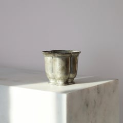 Vase carré en étain par Just Andersen, années 1920, Danemark