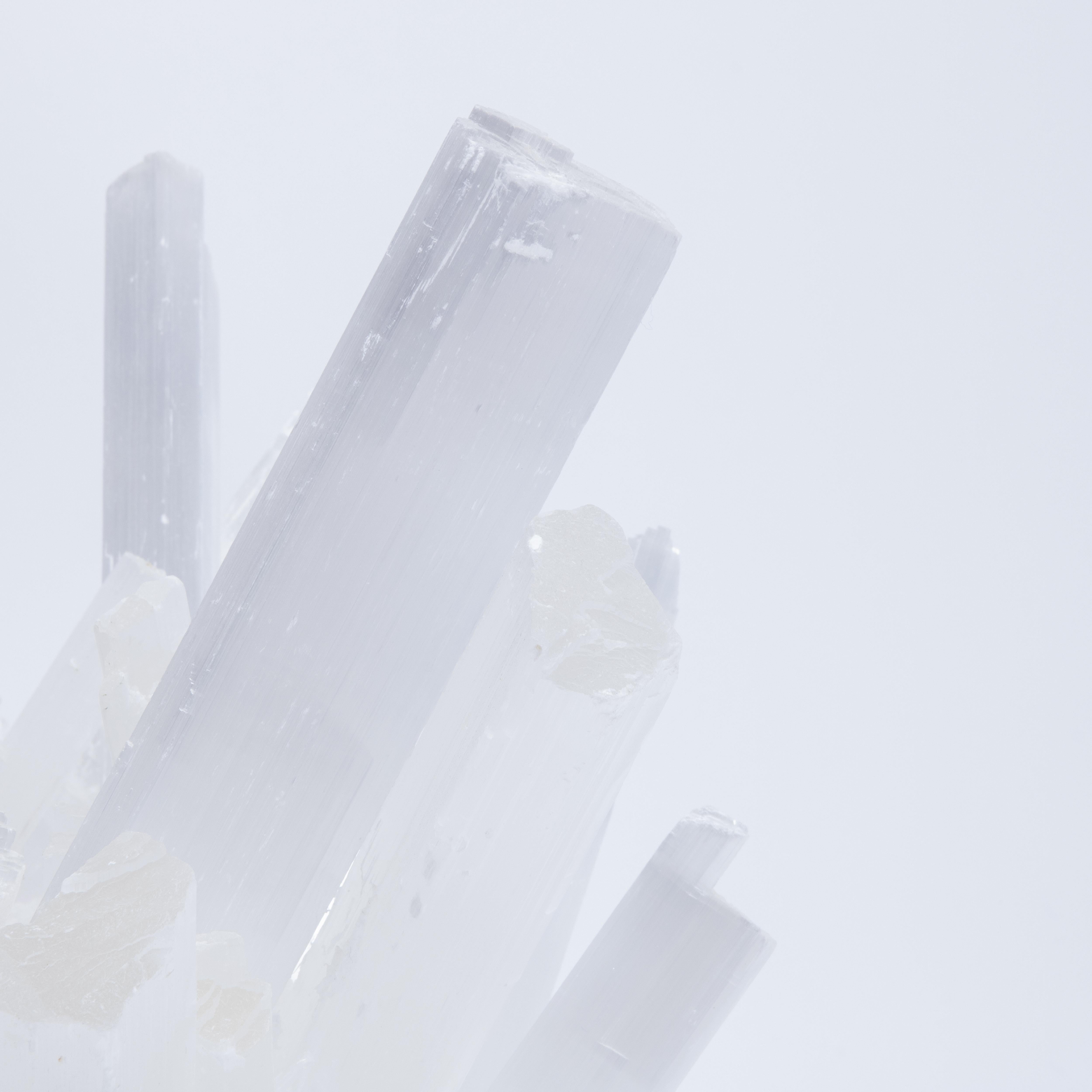 Modern Square Planter Bowl in Selenite by Kathryn McCoy For Sale