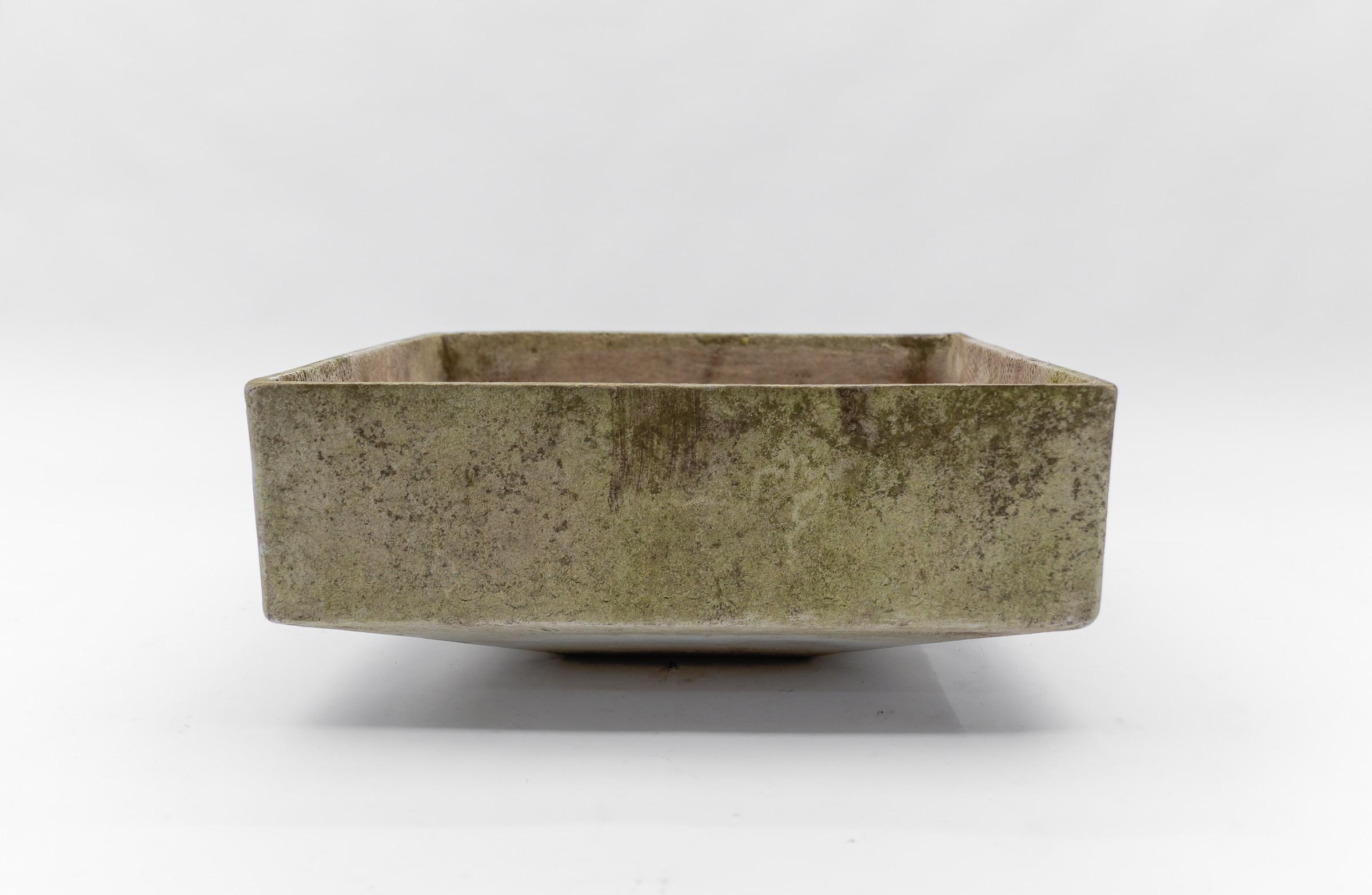 Mid-Century Modern Square Planter by Willy Guhl, Switzerland 1950s For Sale