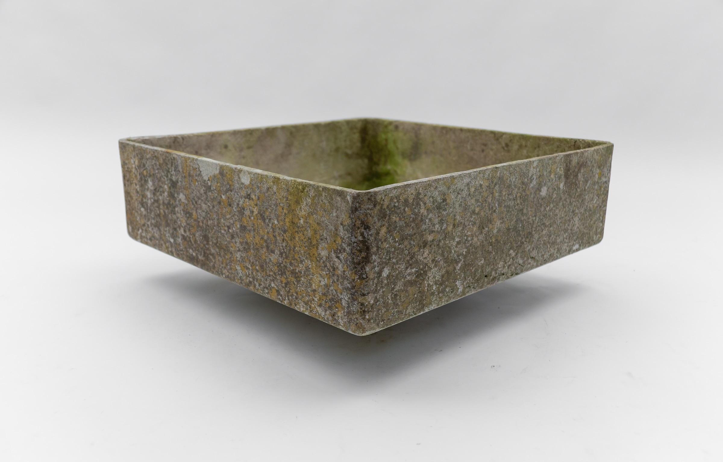 Swiss Square Planter by Willy Guhl, Switzerland 1950s For Sale