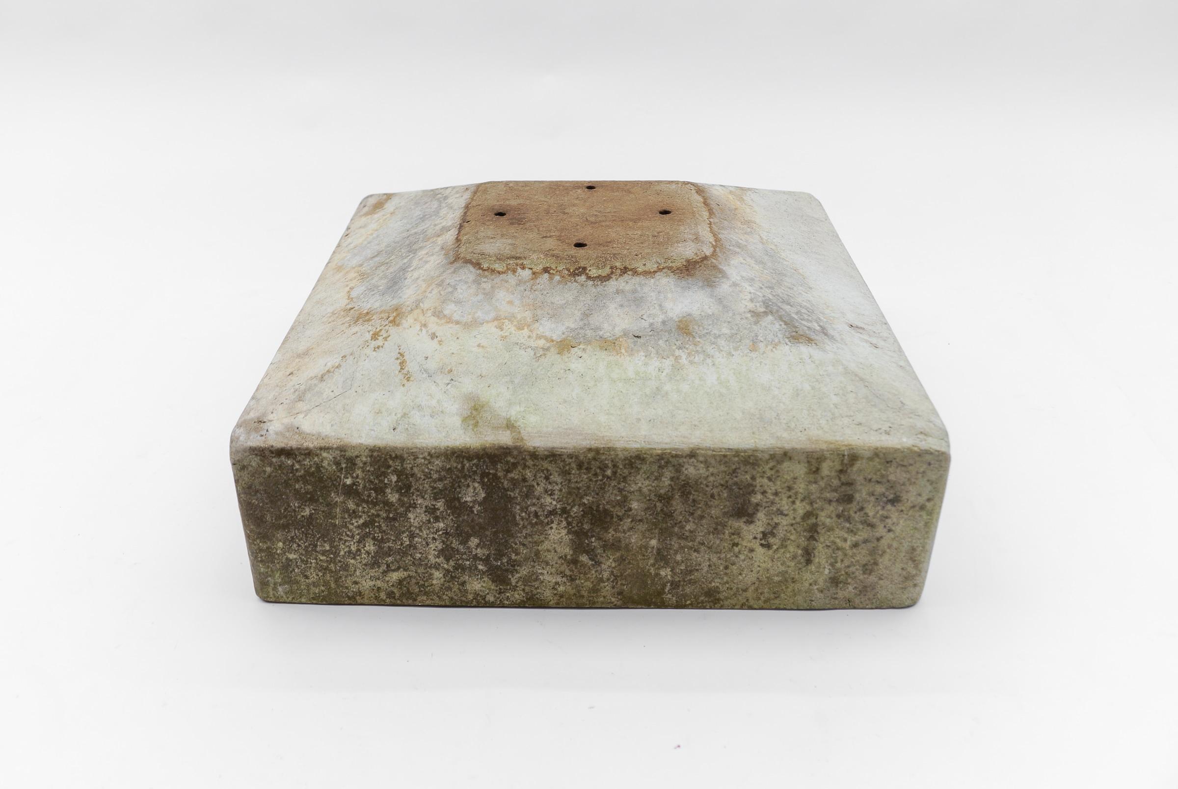 Cement Square Planter by Willy Guhl, Switzerland 1950s For Sale