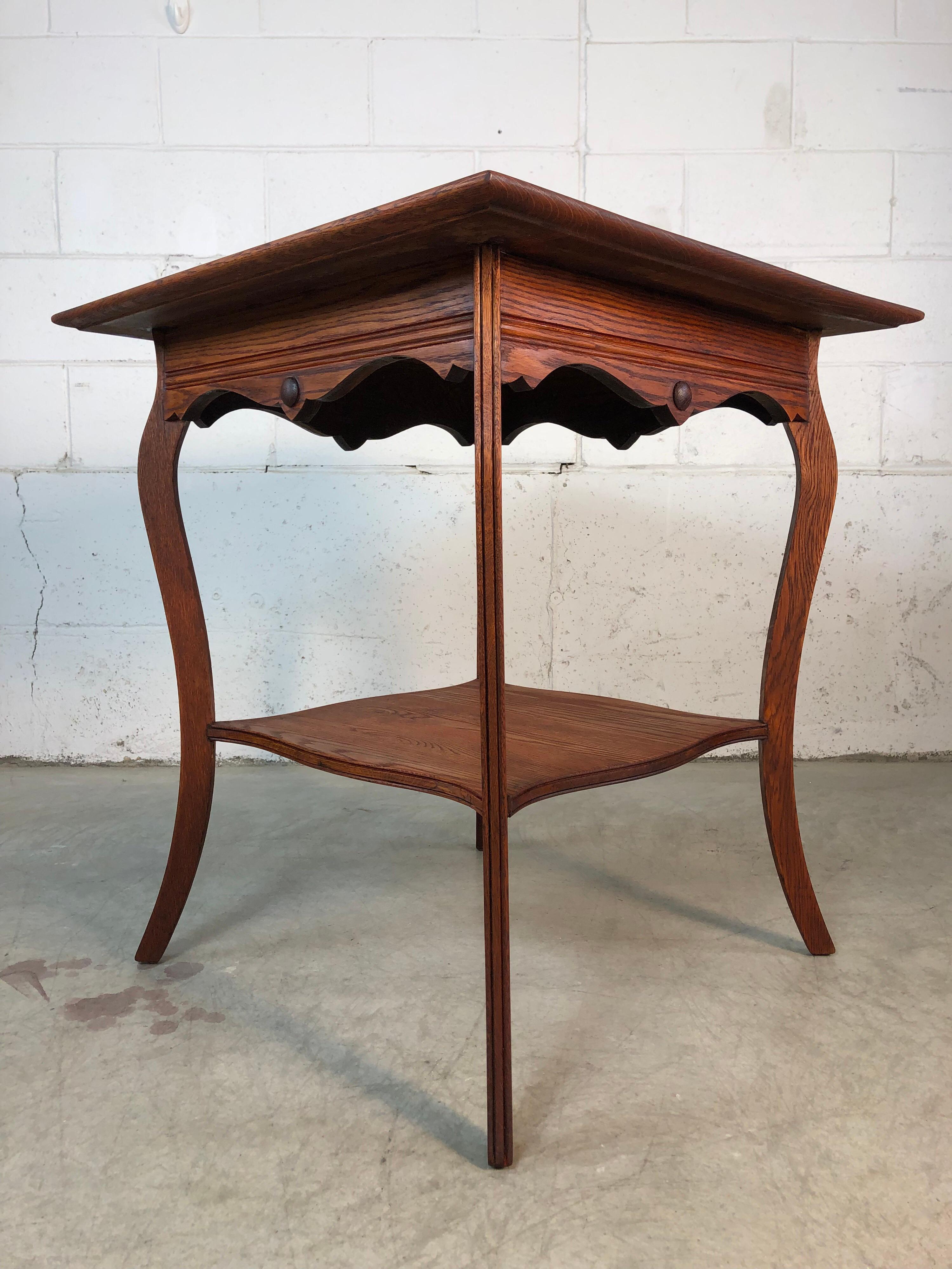Porta piante quadrato in Oak Oak in vendita 4
