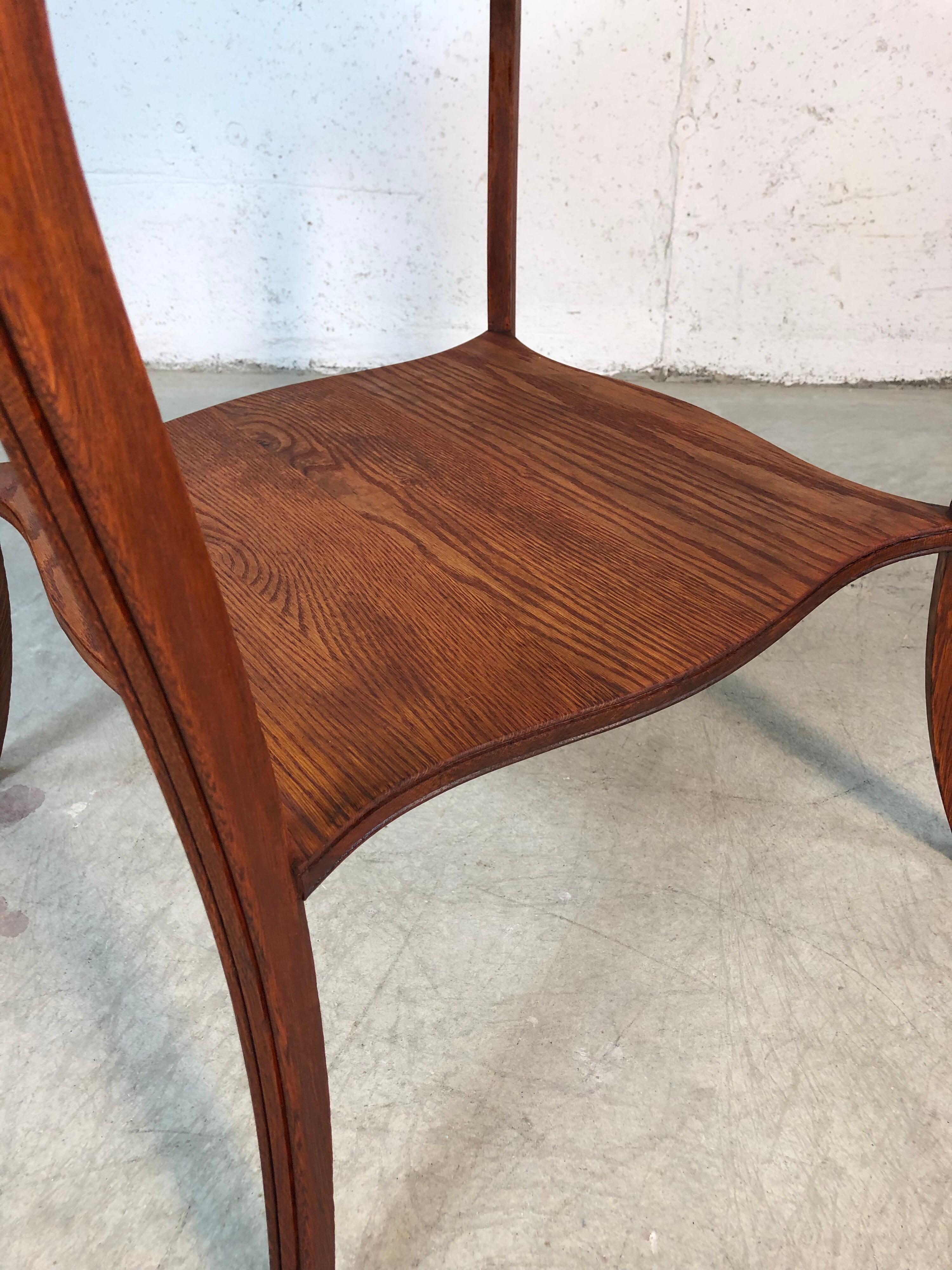 Porta piante quadrato in Oak Oak in vendita 2