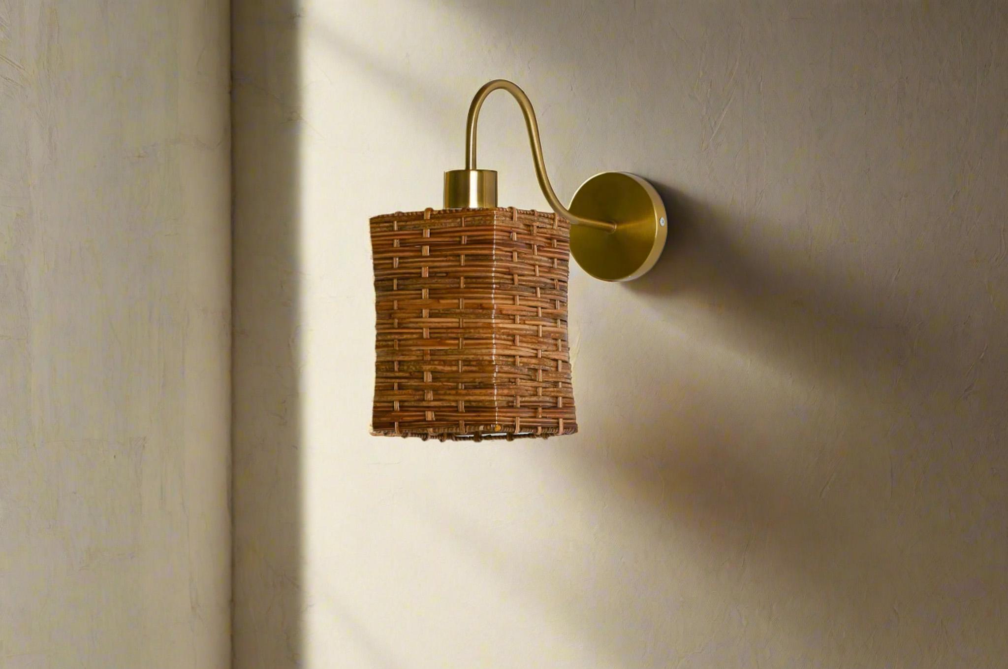 applique da parete rattan