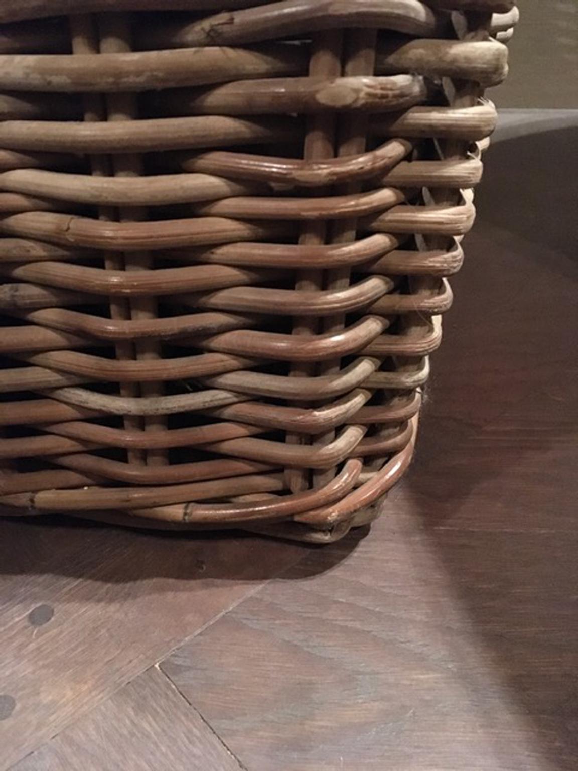 French Provincial Rattan Planter Chachepot For Sale 8