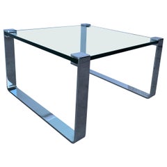 Table basse carrée Ronald Schmitt Design/One, Friedrich Wilhelm Möller, 1970