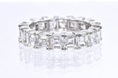 NALLY Square Shape Diamond Eternity Band Ring
