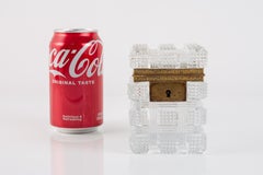 Square shaped Dore Bronze Mounted Cut Crystal Jewelry Box, by Baccarat