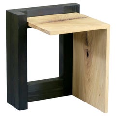 Square Side Table Burned Ash Elm Thomas Throop Black Creek Designs In Stock