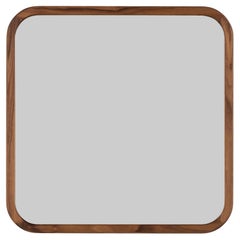 Specchio quadrato Silhouette, noce trattato a olio di OEO Studio per Fredericia