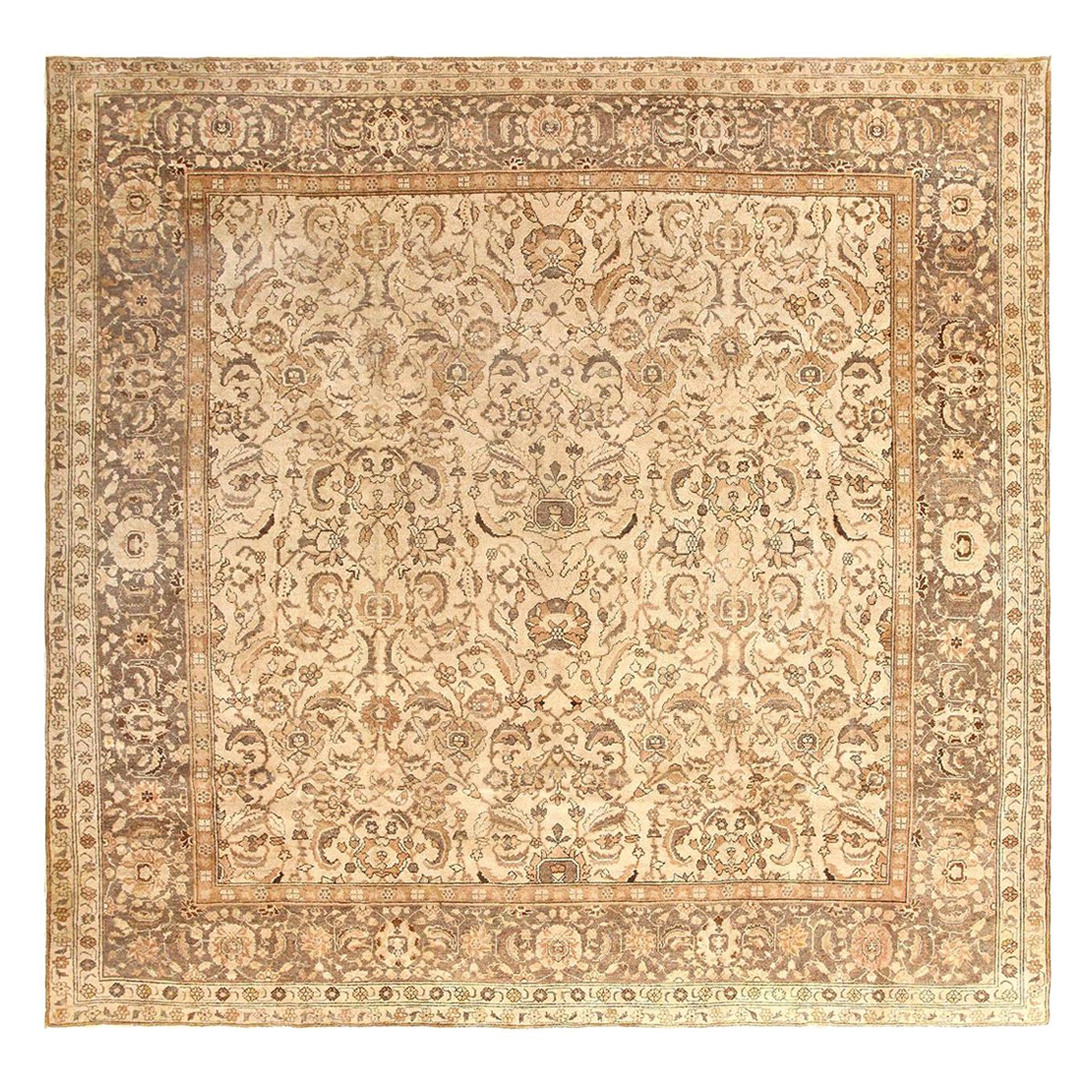 Antique Agra Indian Rug. Size: 10 ft 3 in x 10 ft 5 in