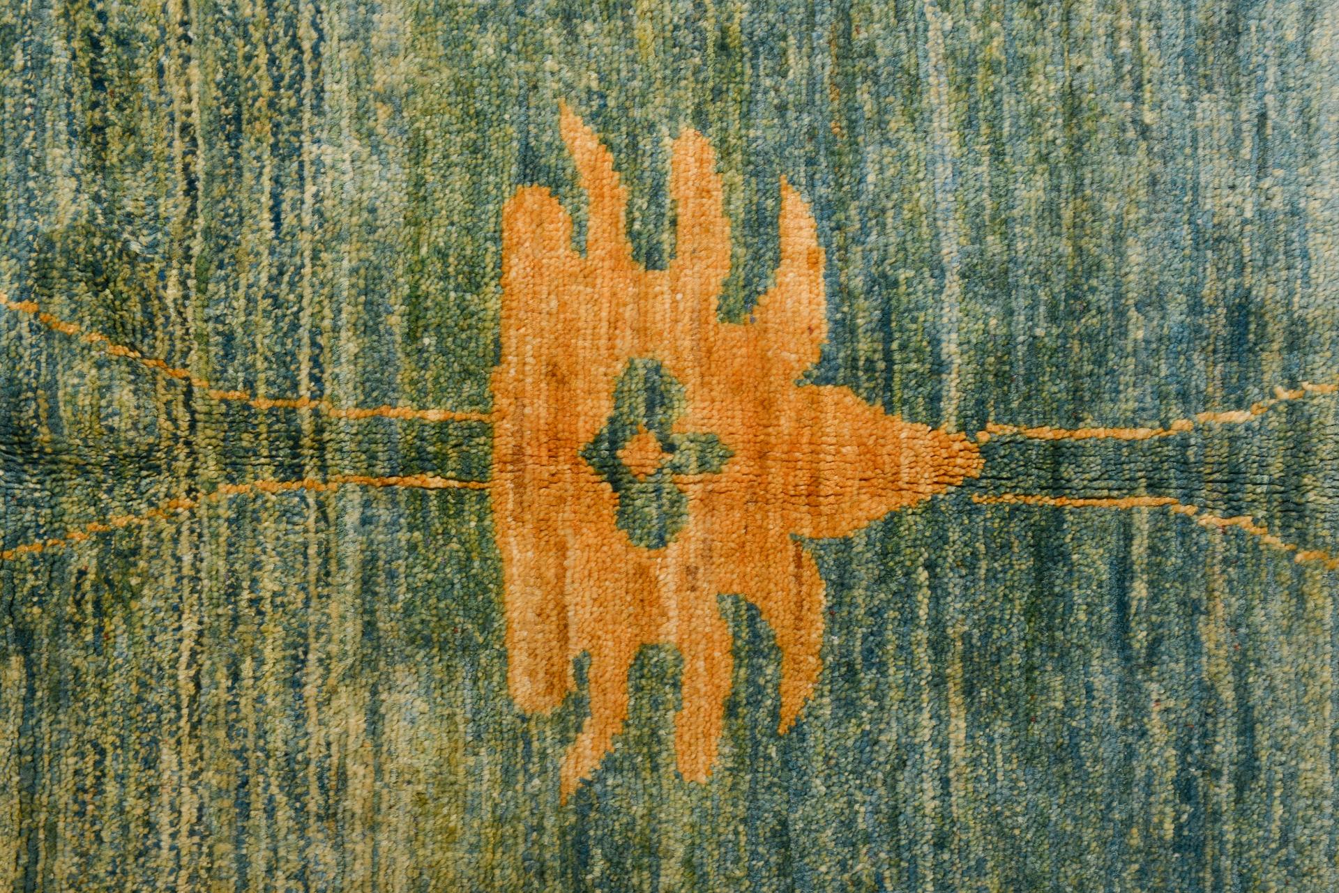 Quadratische Größe Ozbek SULTANABAD ZIEGLER  Vintage-Teppich (Afghanisch) im Angebot