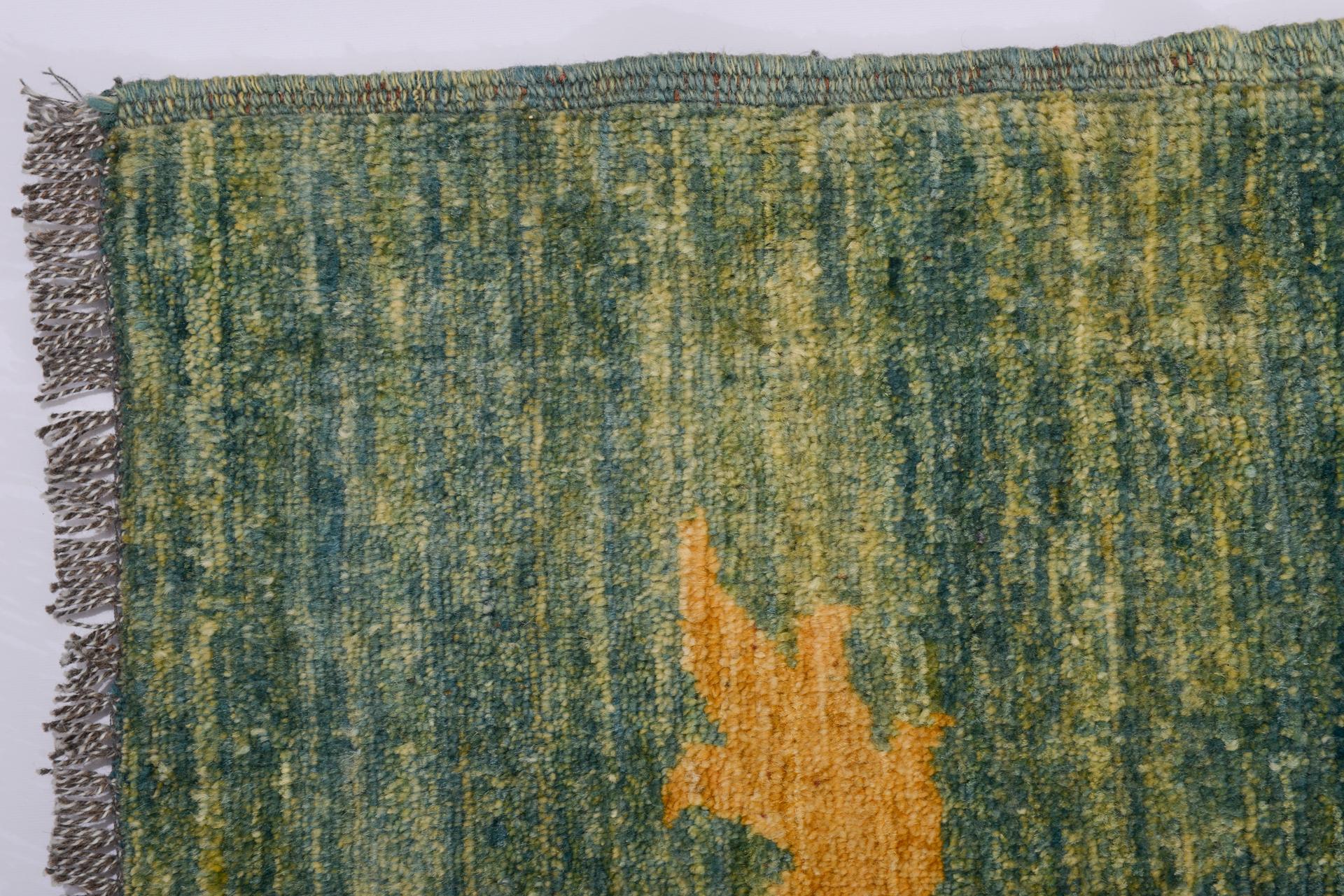 Quadratische Größe Ozbek SULTANABAD ZIEGLER  Vintage-Teppich im Zustand „Hervorragend“ im Angebot in Alessandria, Piemonte