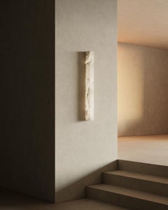 Square Slim 64 Wall Lamp by United Alabaster