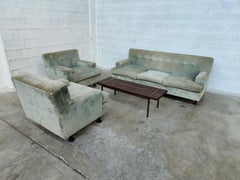 Square Sofa and Armchairs Set by Marco Zanuso for Arflex, Italy, 70's