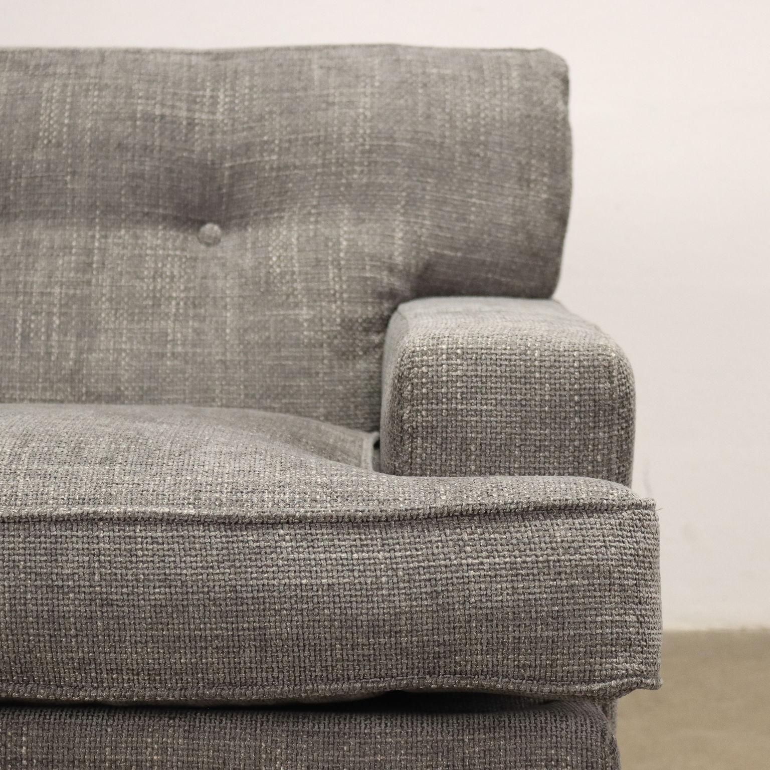 Square Sofa by M. Zanuso for Arflex Fabric Italy 1970s-1980s  In Excellent Condition In Milano, IT