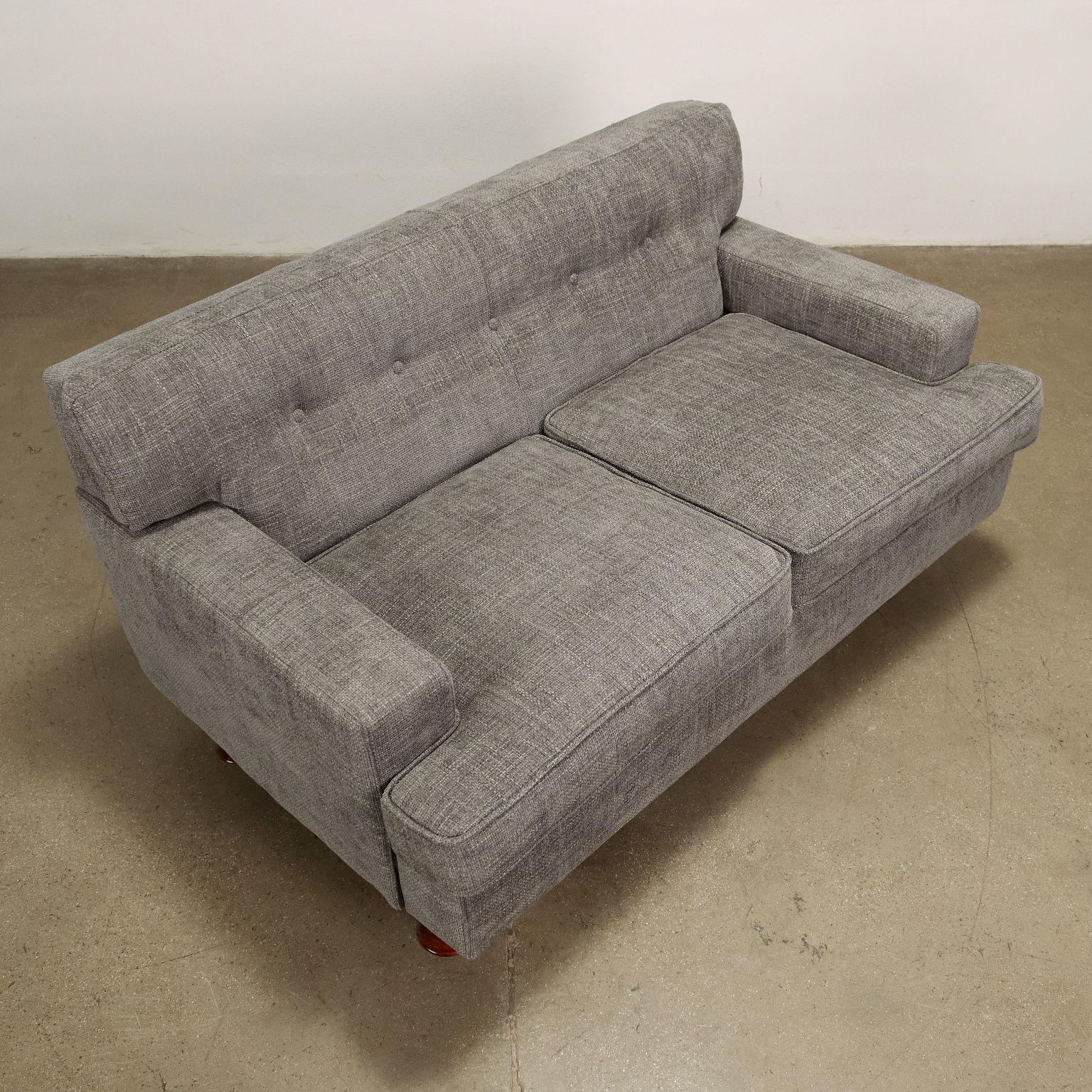 Square Sofa by M. Zanuso for Arflex Fabric Italy 1970s-1980s  2