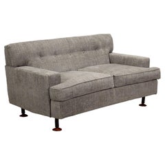 Square Sofa by M. Zanuso for Arflex Fabric Italy 1970s-1980s
