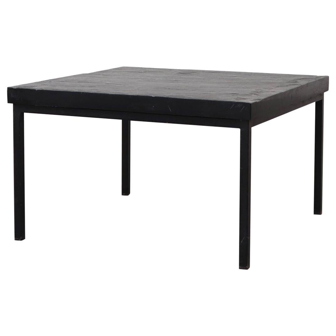 Square Stone Topped Side or Coffee Table