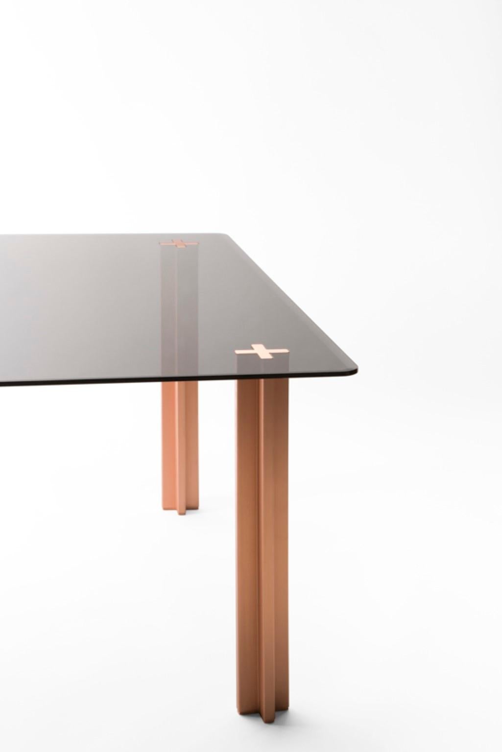 Post-Modern Square Table 160 by SEM For Sale