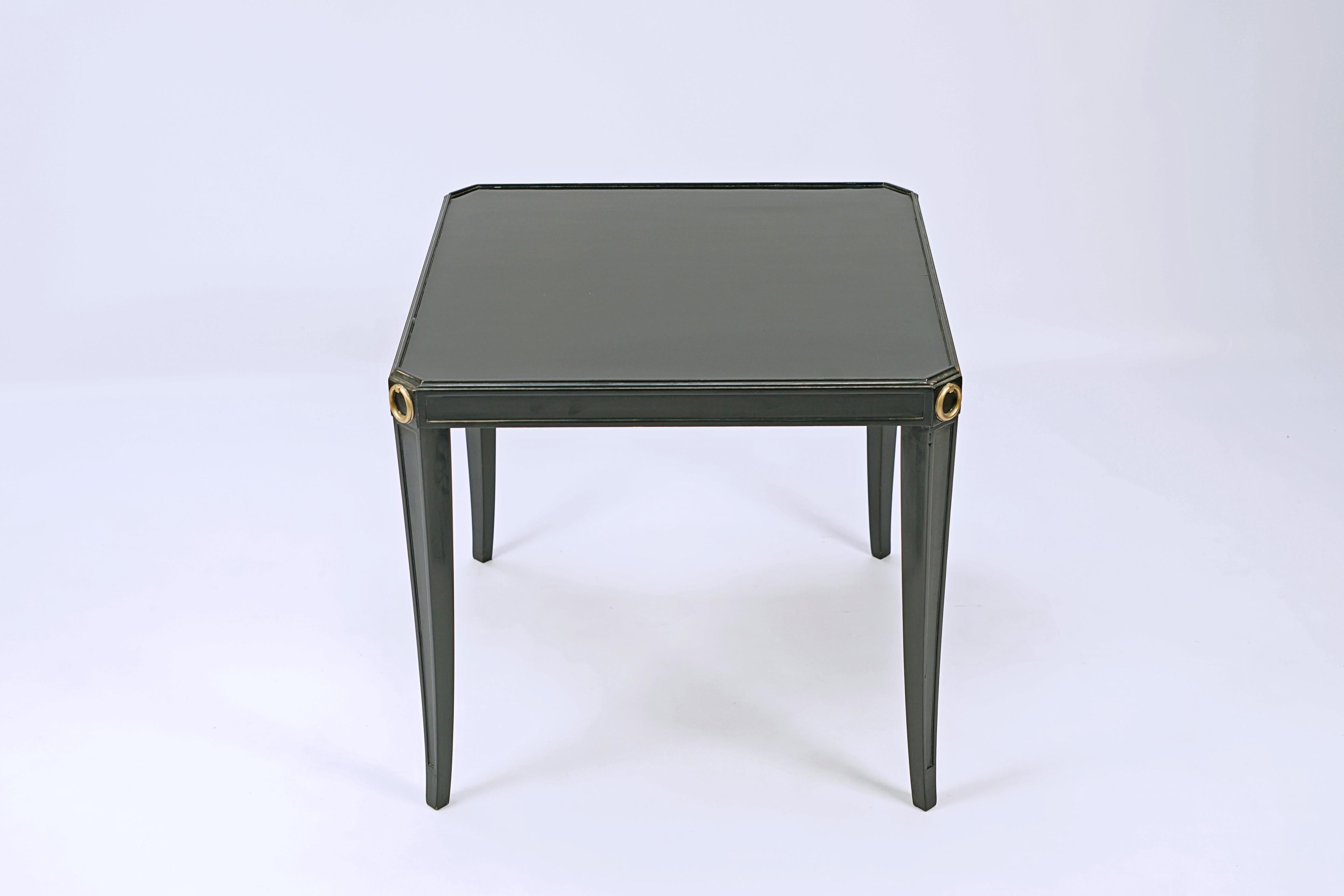 Art Deco Square table by Andre Arbus For Sale