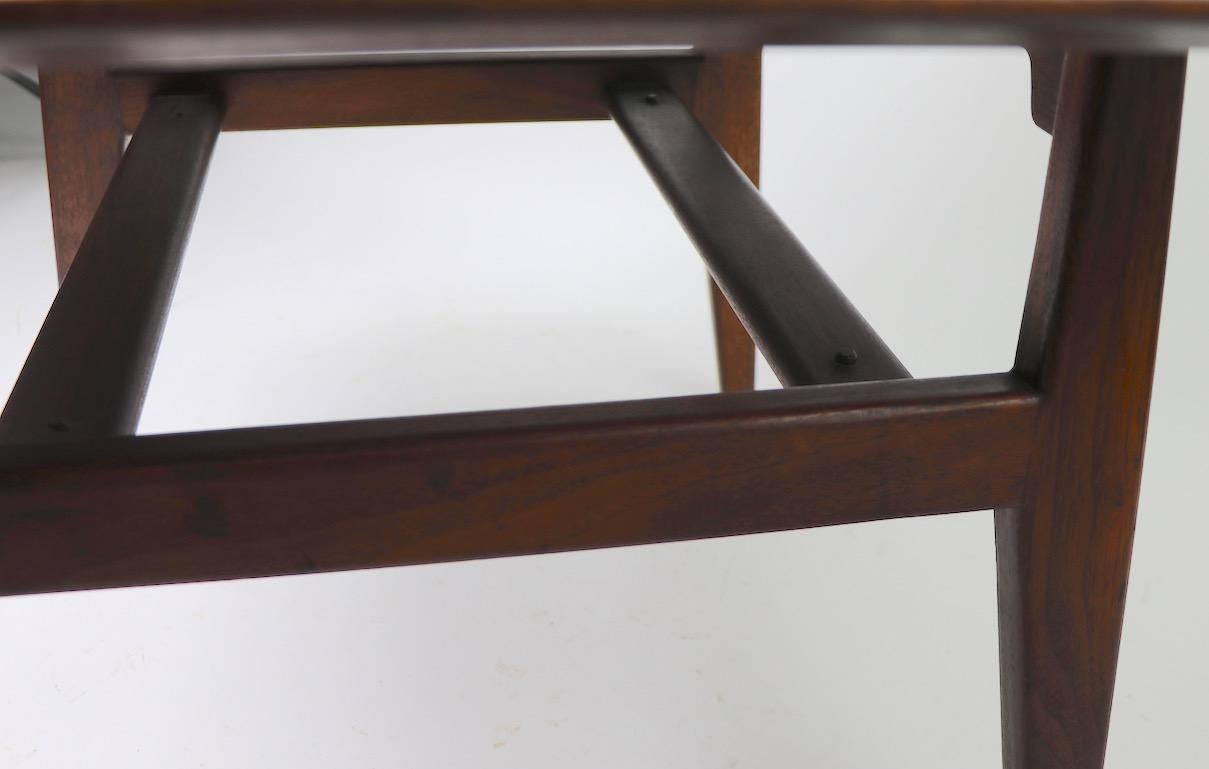 Mid-Century Modern Square Table by Jens Risom For Sale