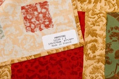 Elegant Square Cotton Table Cover by Beauvillé, French Design, 1990