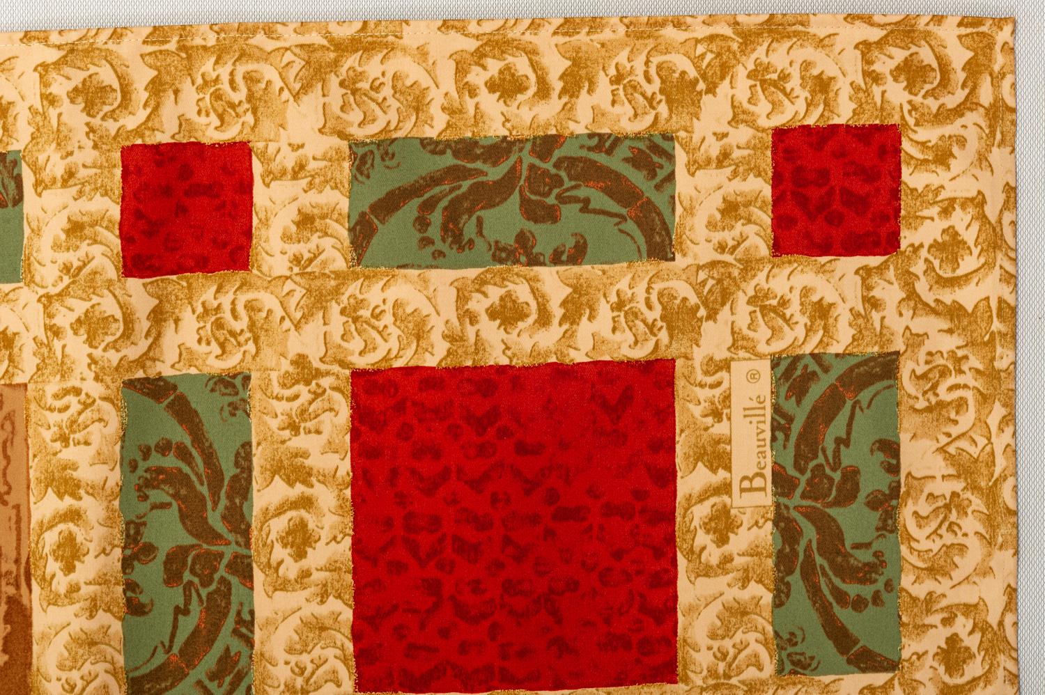 20th Century Square Table Cover 