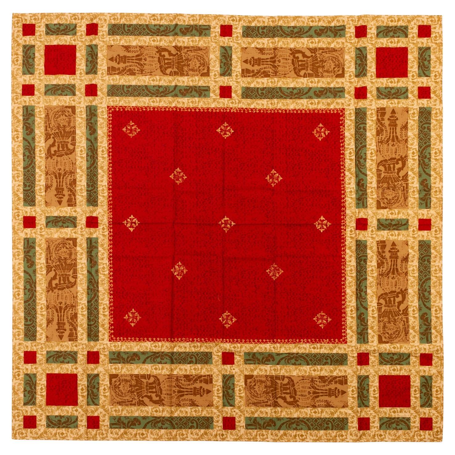 Square Table Cover "Festival" by Beauvillé For Sale