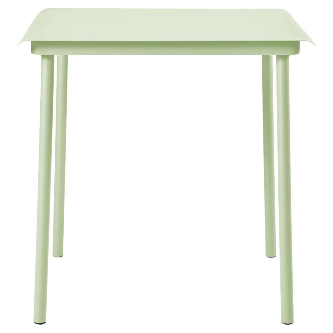 Square table for outdoor garden Tolix Patio design Pauline Deltour