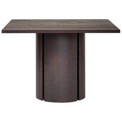 Tavolo quadrato in massello di Oak Oak marrone scuro - Aperta by Mokko