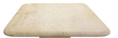 Square Table in Travertine, circa 1970s