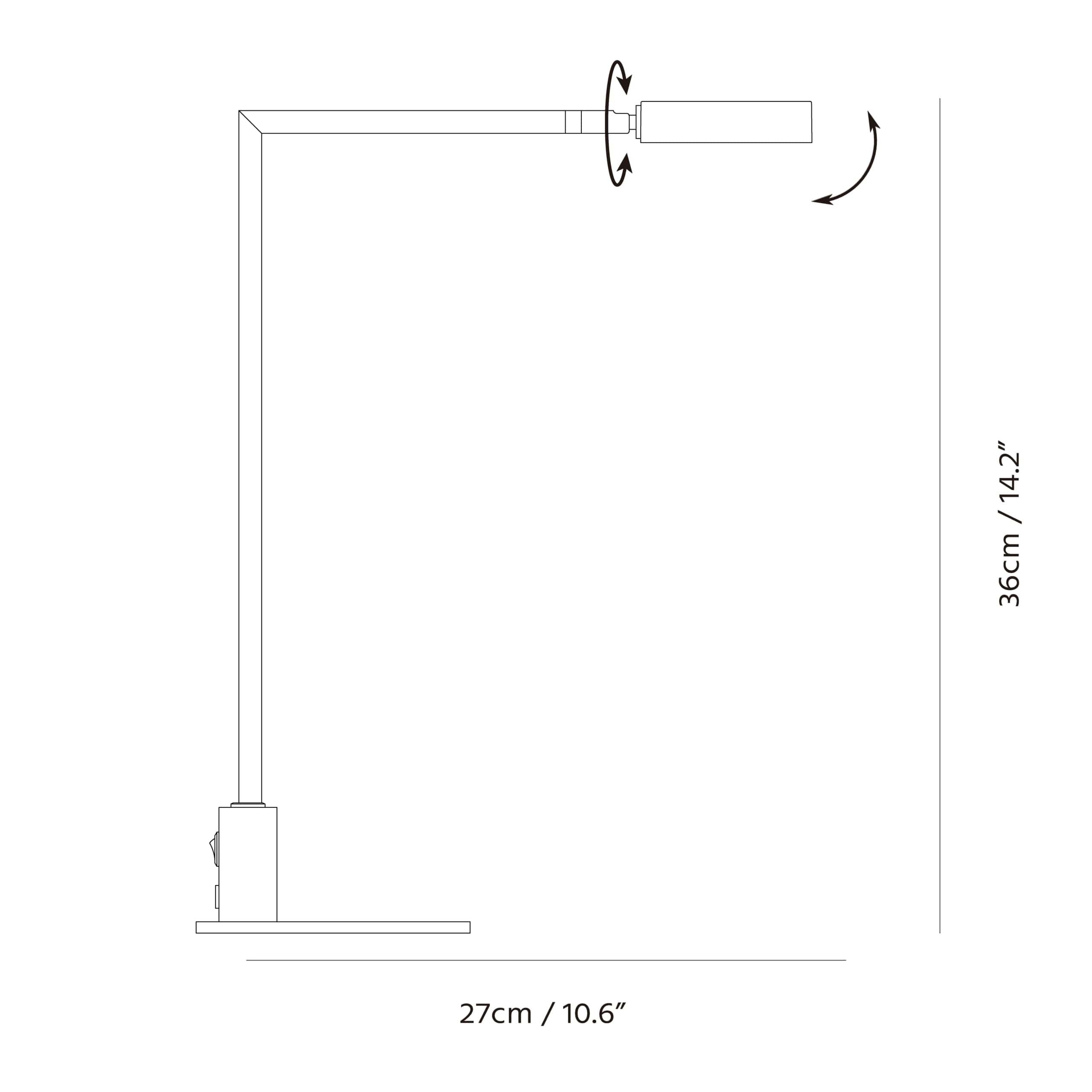 Square Table Lamp 'White' In New Condition For Sale In Renton, WA