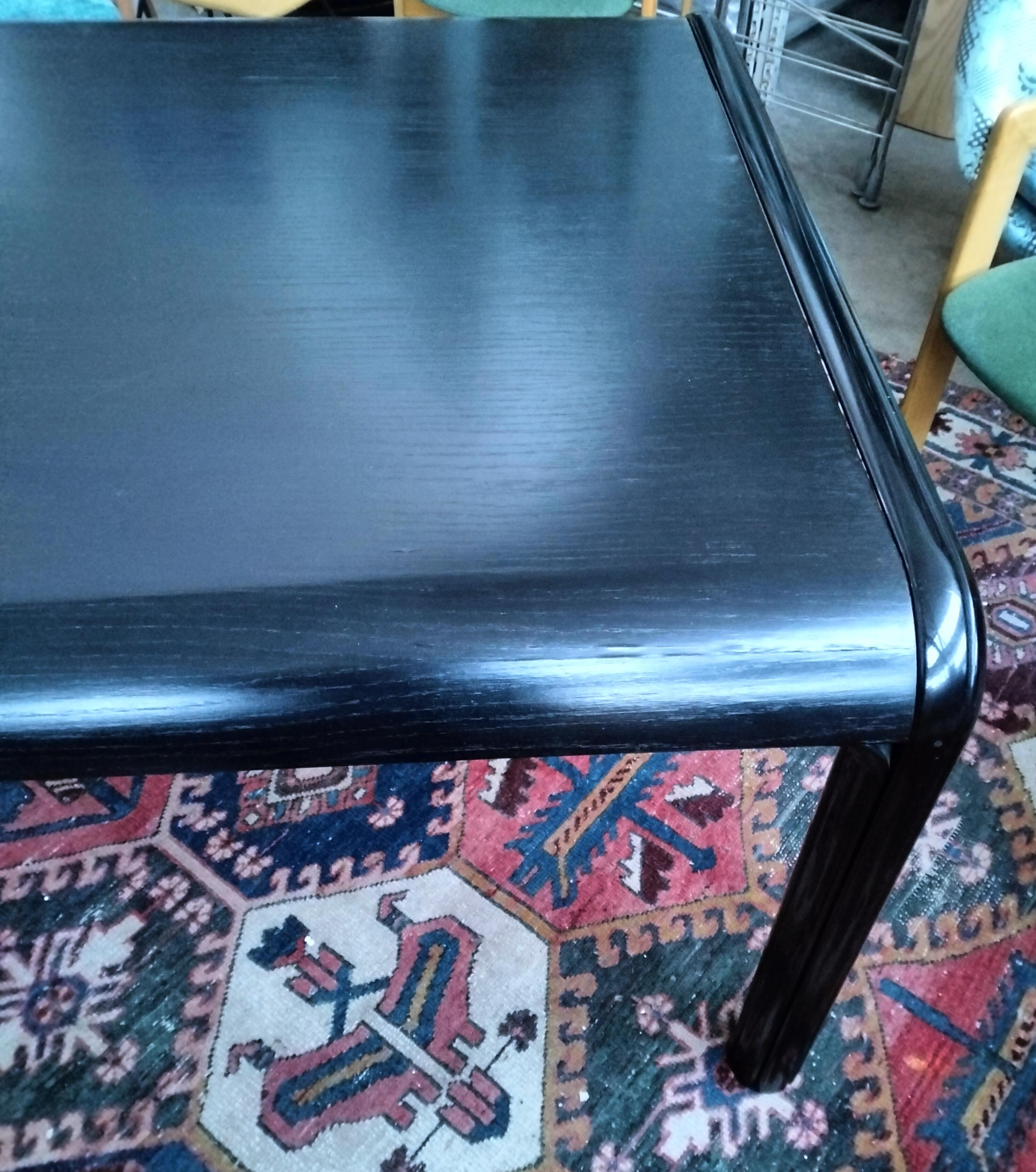 Metal square table Orsay mod. by Gae Aulenti for Knoll 80s