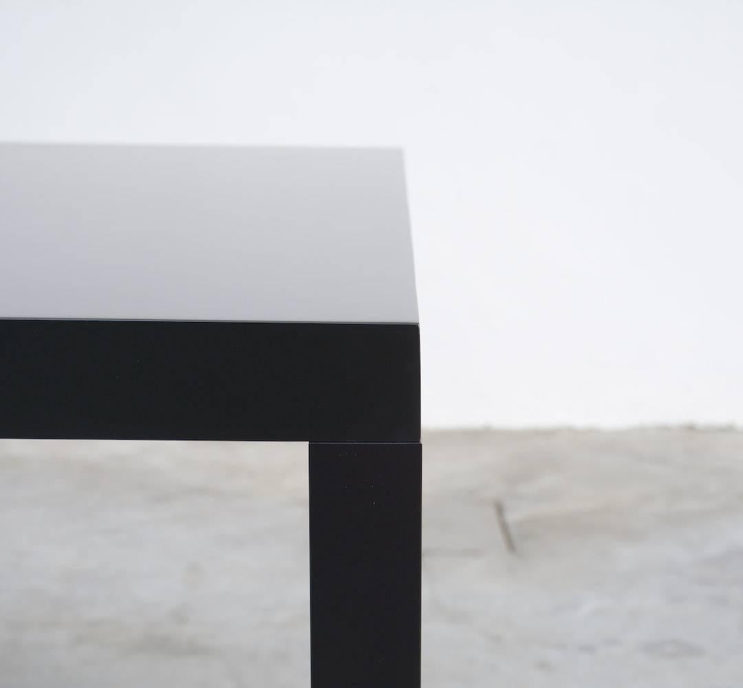 Square Table T88A, Black Edition by Maarten Van Severen for Top-Mouton 1