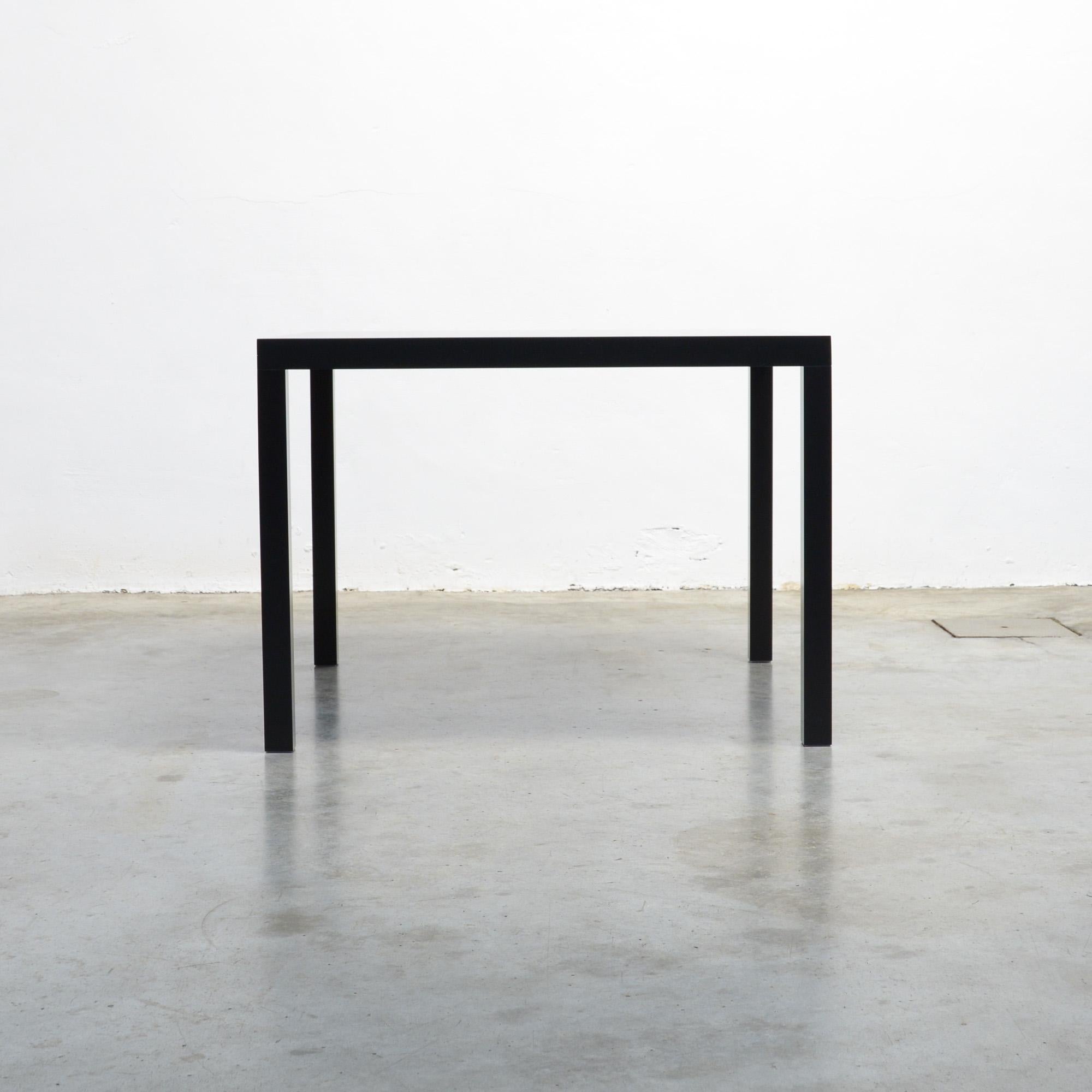 Minimalist Square Table T88A, Black Edition by Maarten Van Severen for Top-Mouton