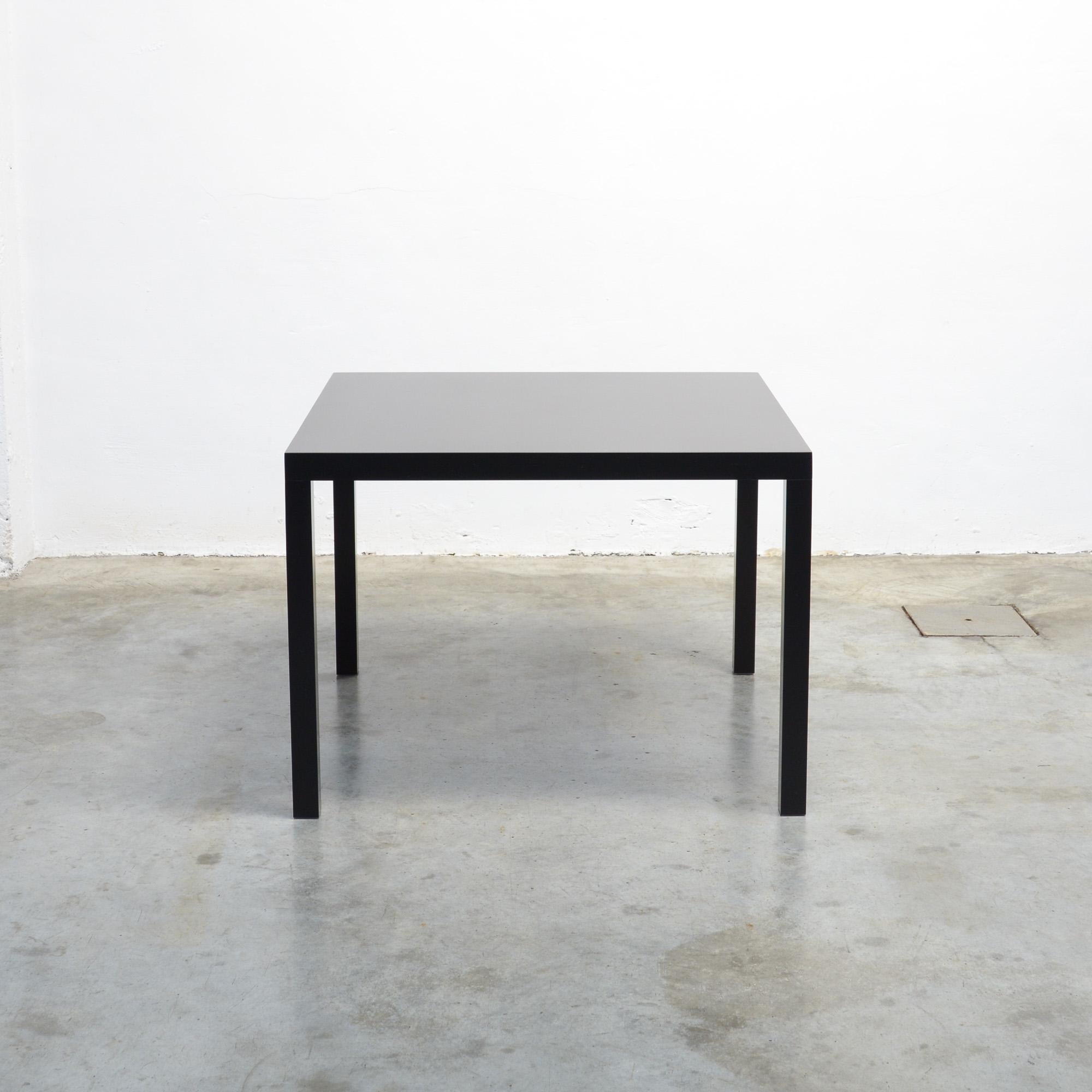 Belgian Square Table T88A, Black Edition by Maarten Van Severen for Top-Mouton