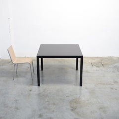 Square Table T88A, Black Edition by Maarten Van Severen for Top-Mouton
