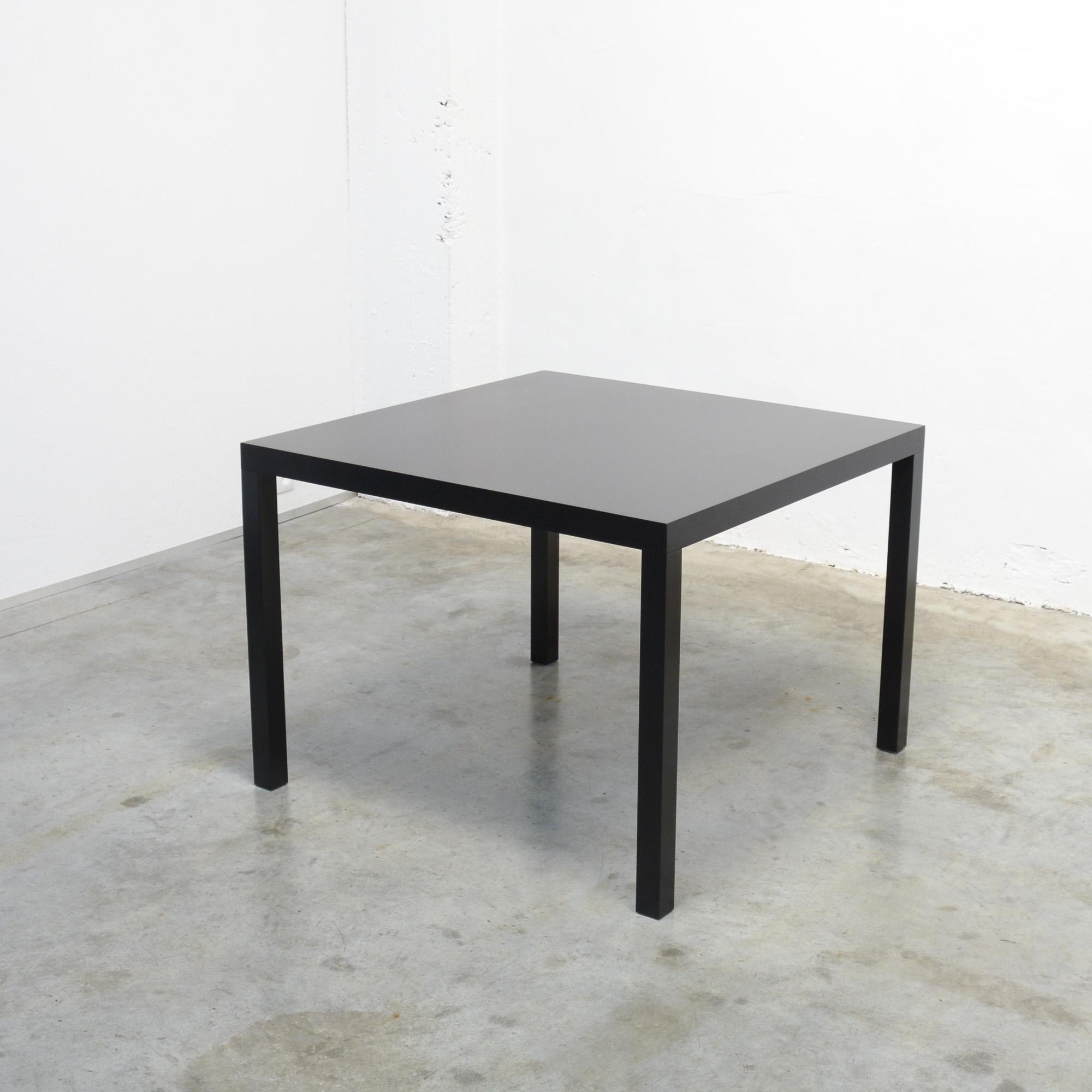 Square Table T88A, Black Edition by Maarten Van Severen for Top-Mouton In Good Condition In Vlimmeren, BE