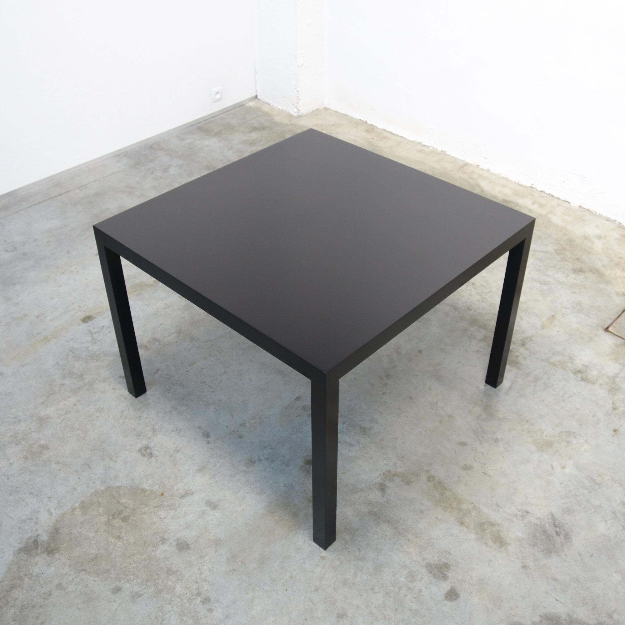 Aluminum Square Table T88A, Black Edition by Maarten Van Severen for Top-Mouton