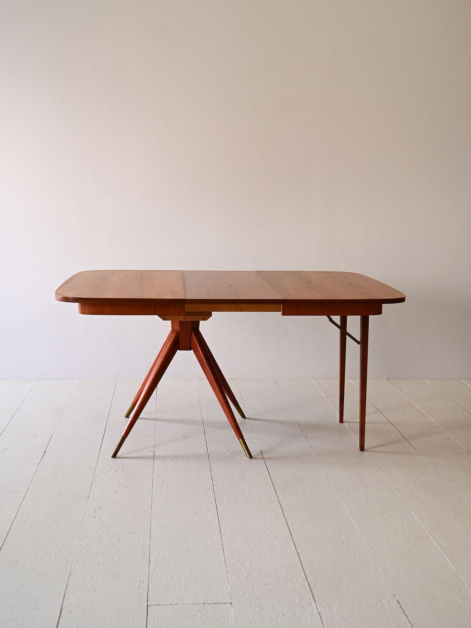 Mid-20th Century Square table with rounded corners