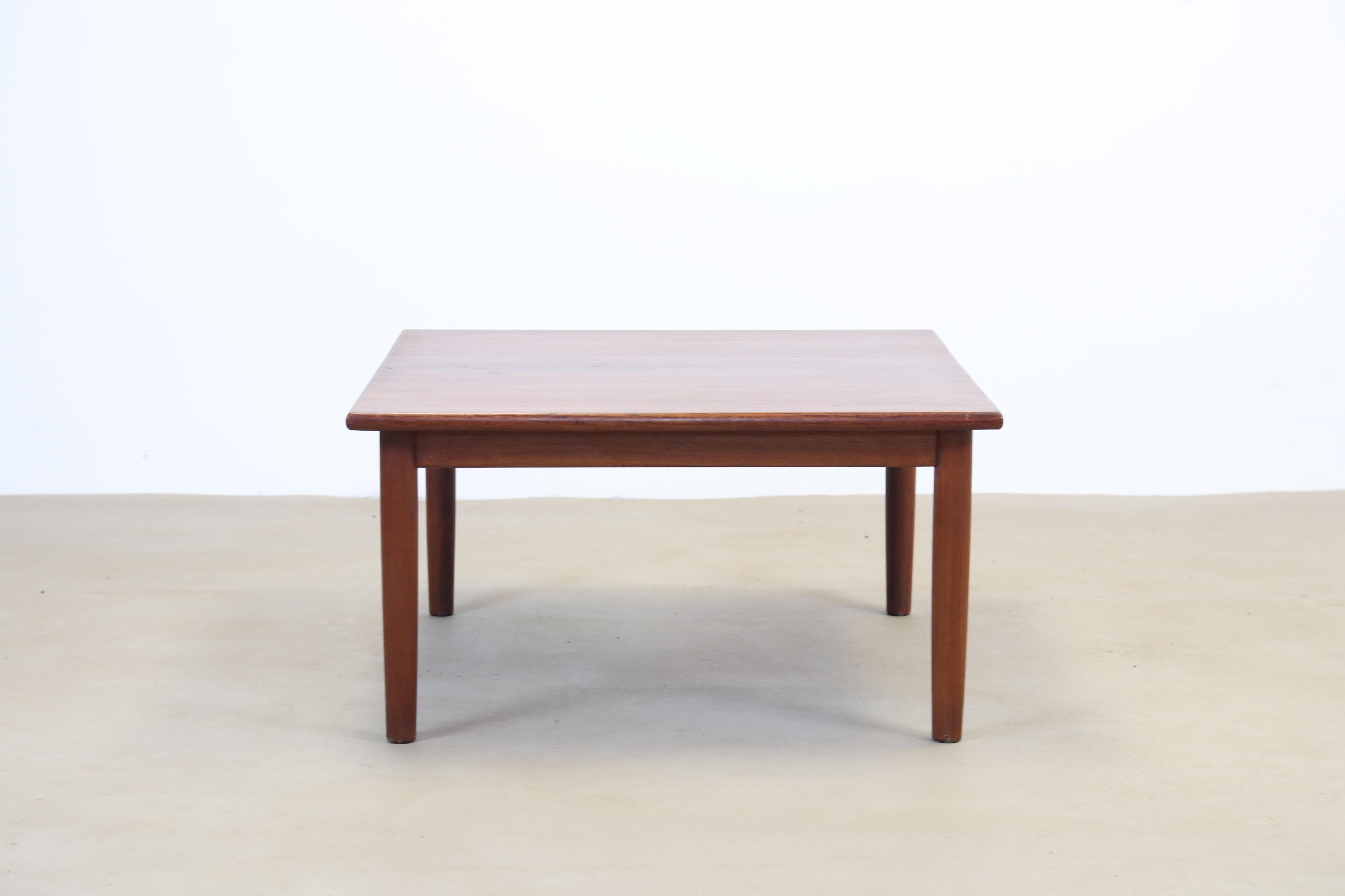 teak coffee table square