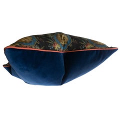 Square Throw Pillow in Gucci Lion Fabric