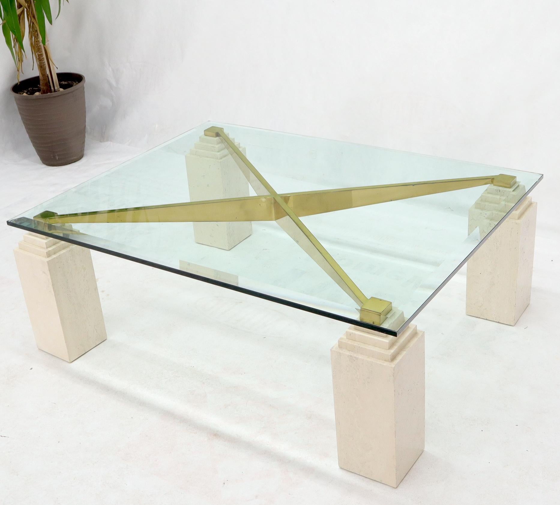 square glass top coffee tables
