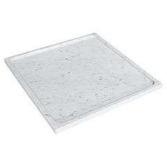 Square Tray - Carrara Marble