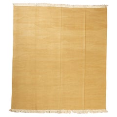 Kilim turco quadrato con campo di cammello